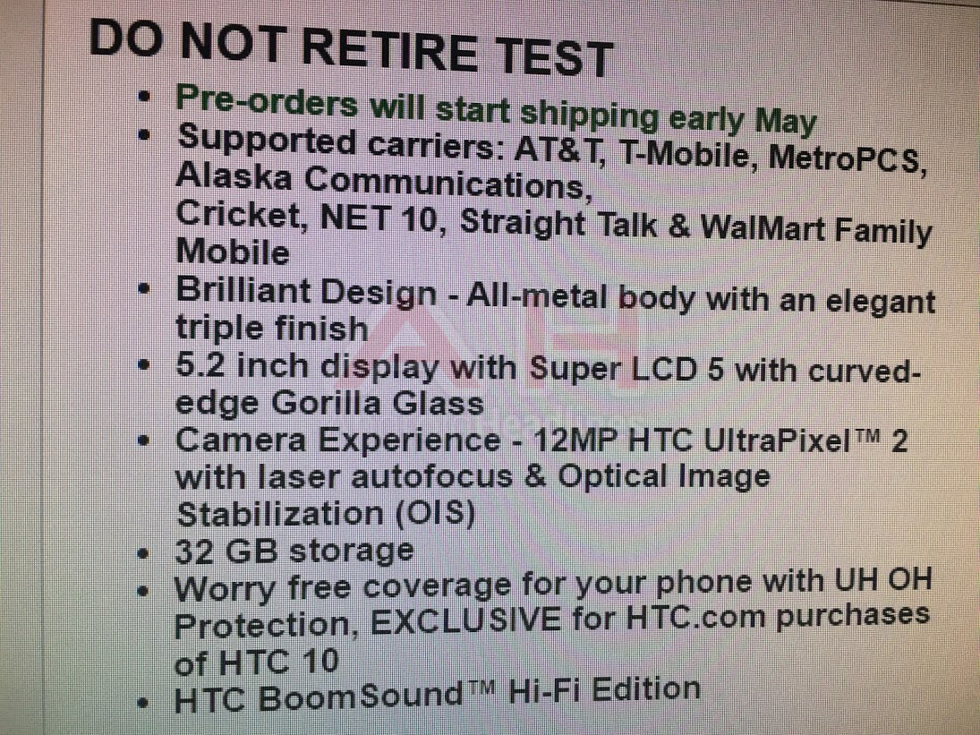 HTC-10-Spec